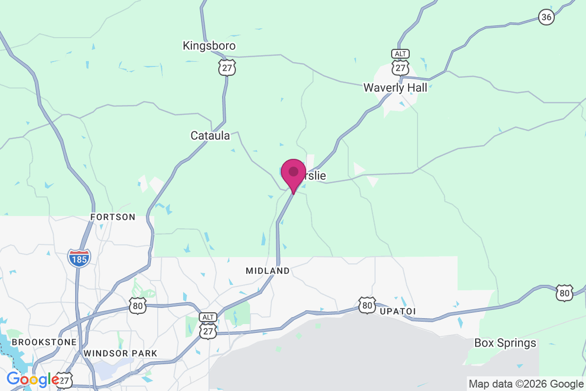 Gordydale map