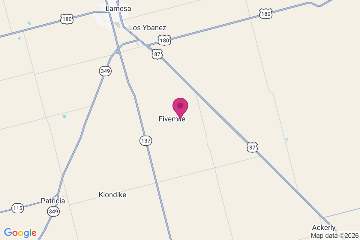Fivemile map