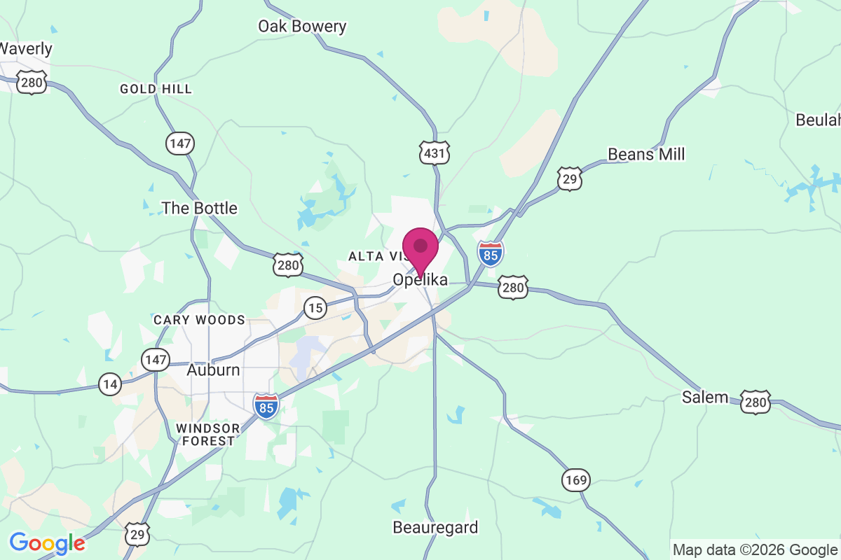 Opelika map