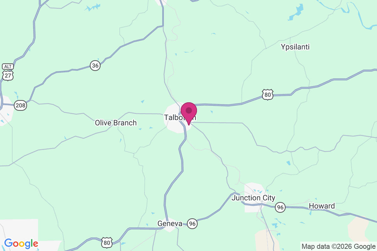 Talbotton map