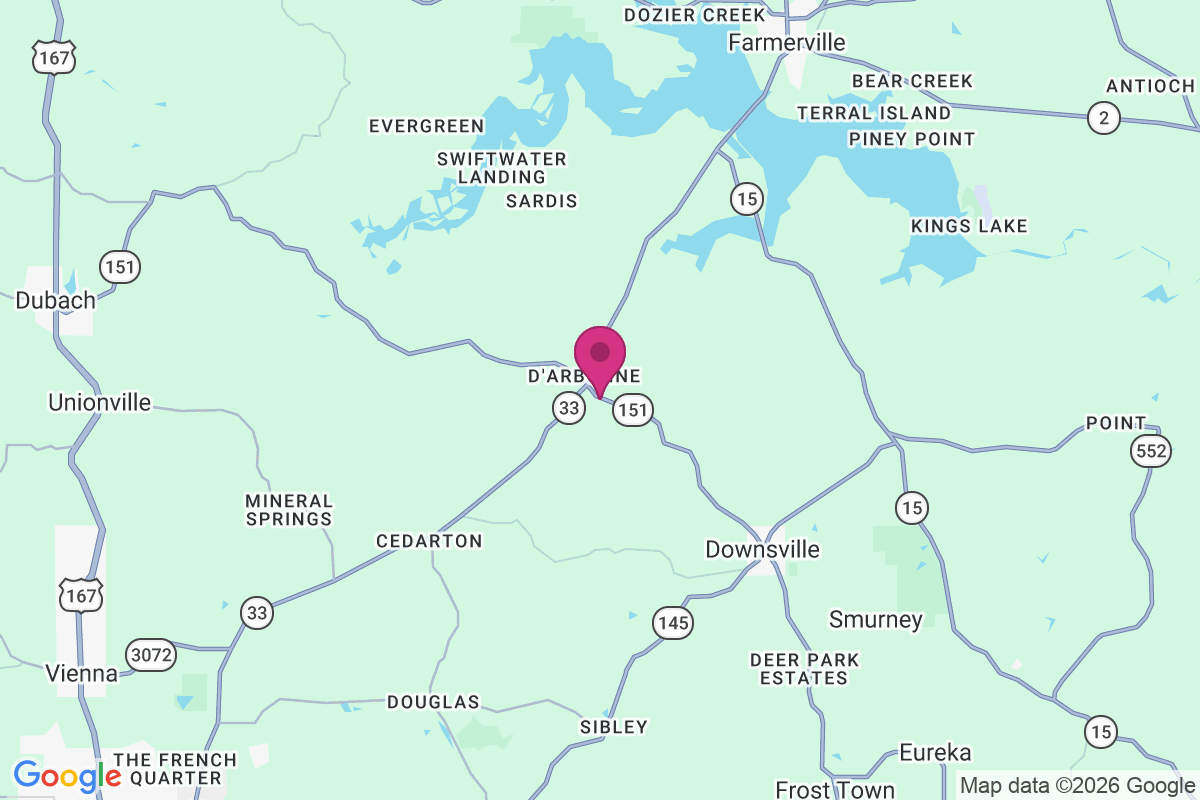 D'Arbonne map