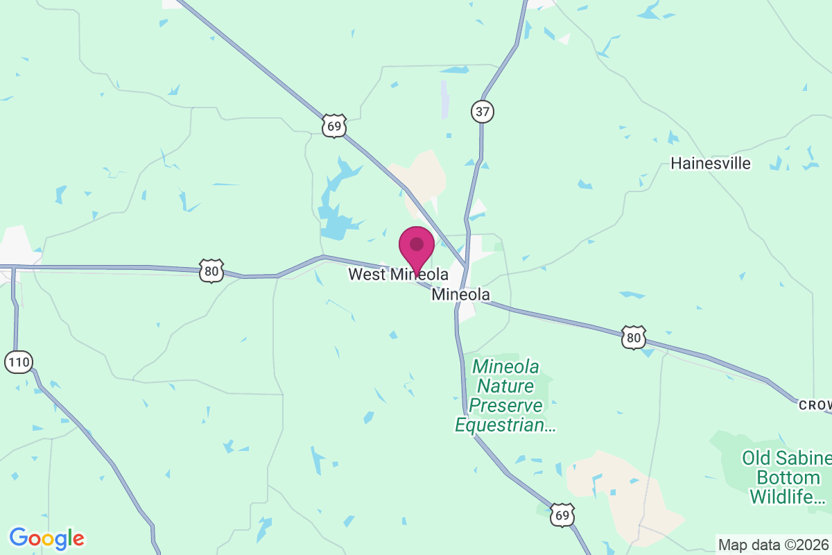 West Mineola map