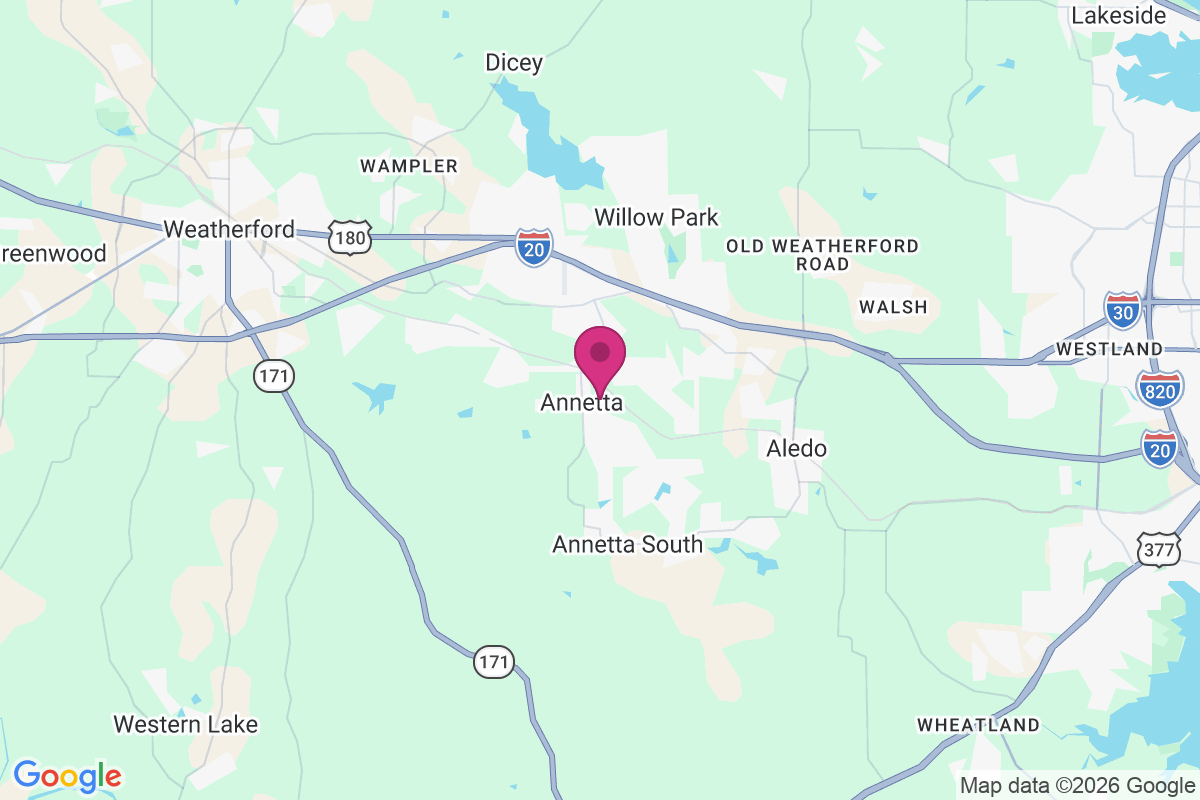 Annetta North map