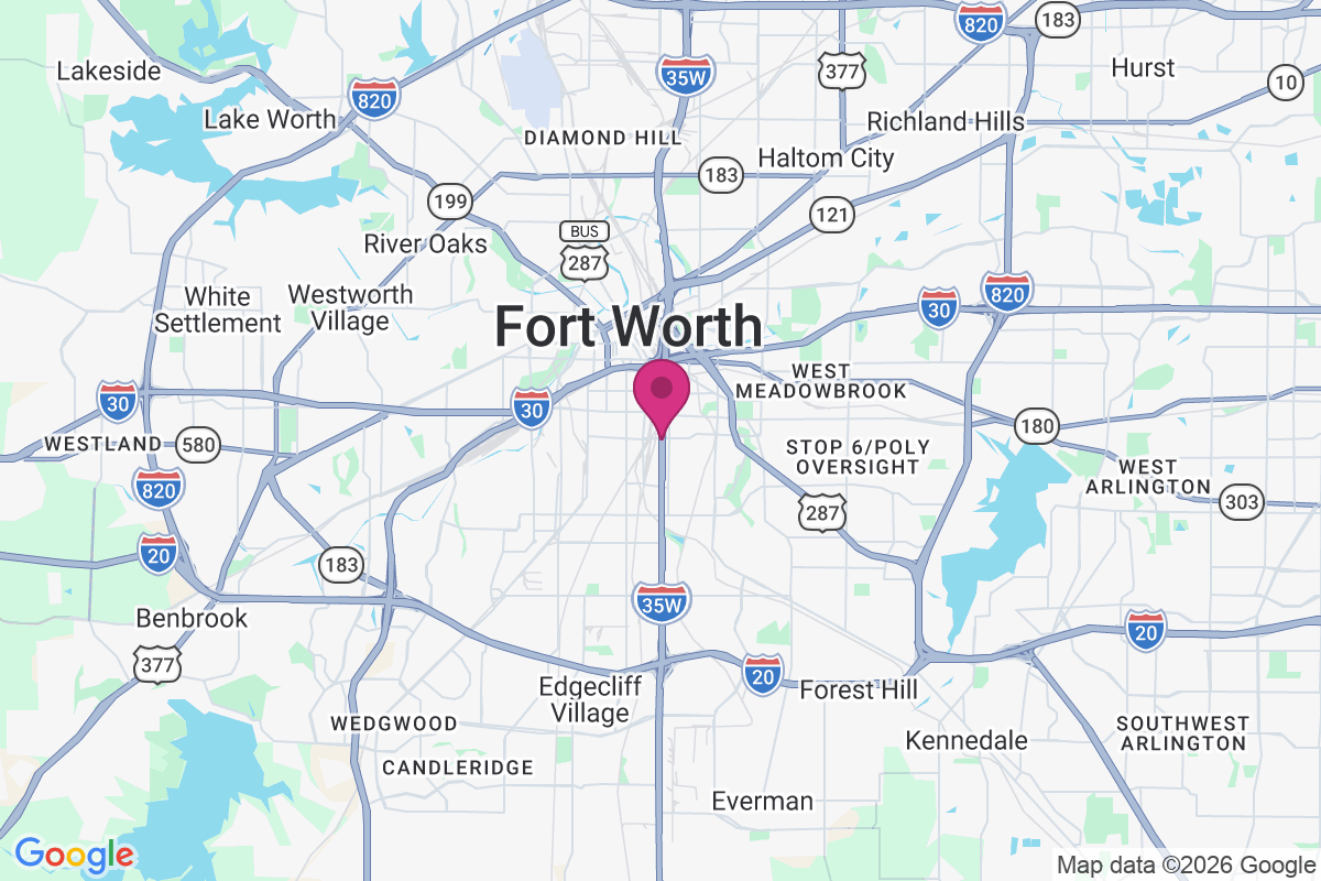 Fort Worth map