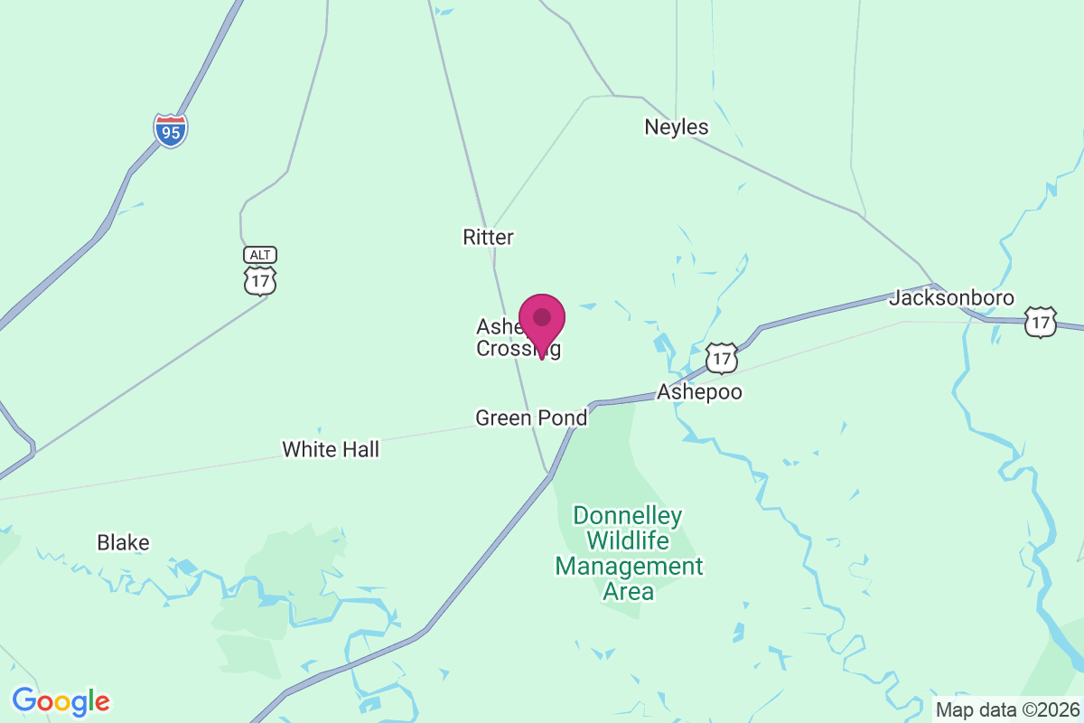 Ashepoo Crossing map