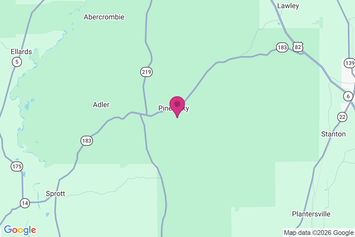 Pinetucky map