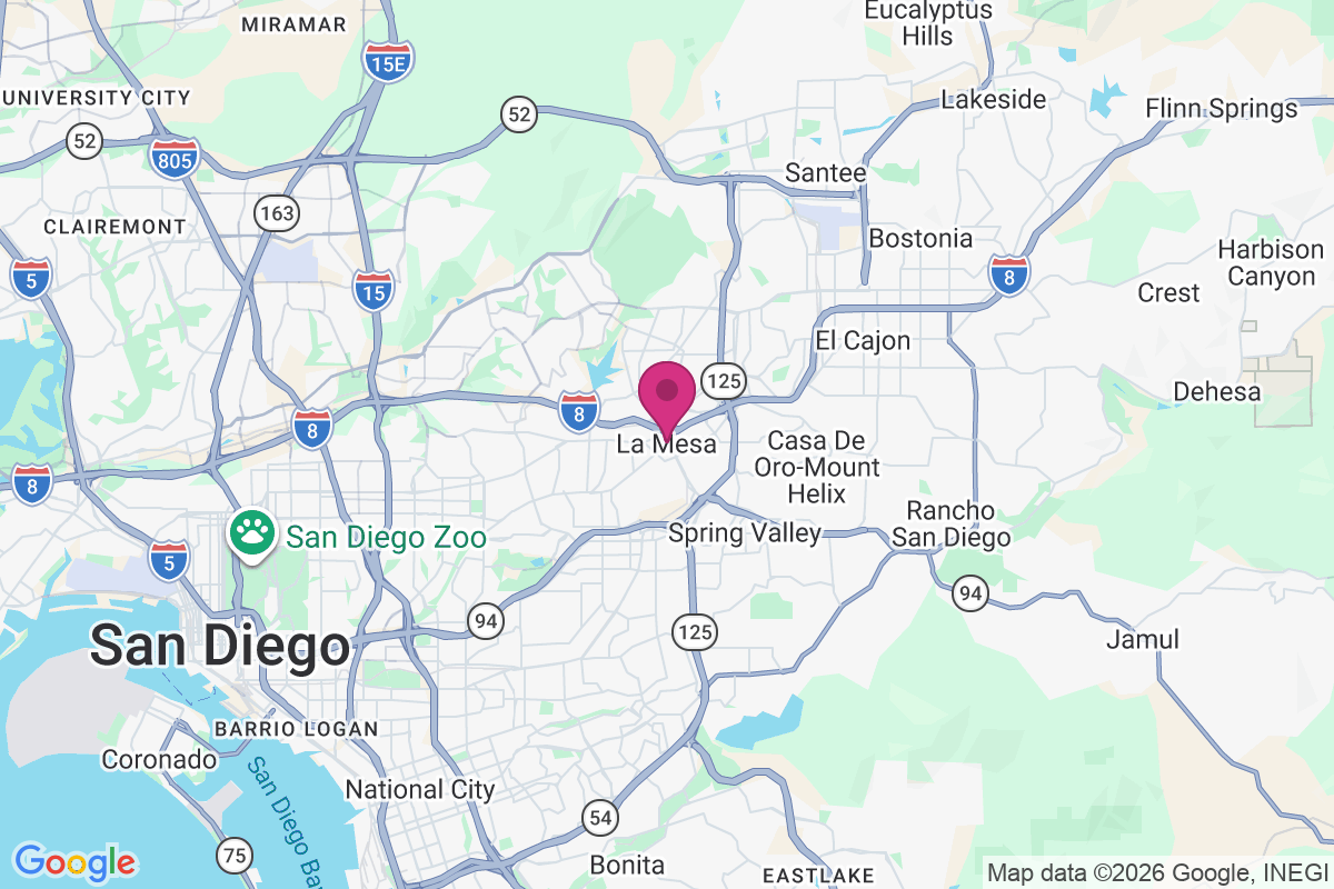 La Mesa map
