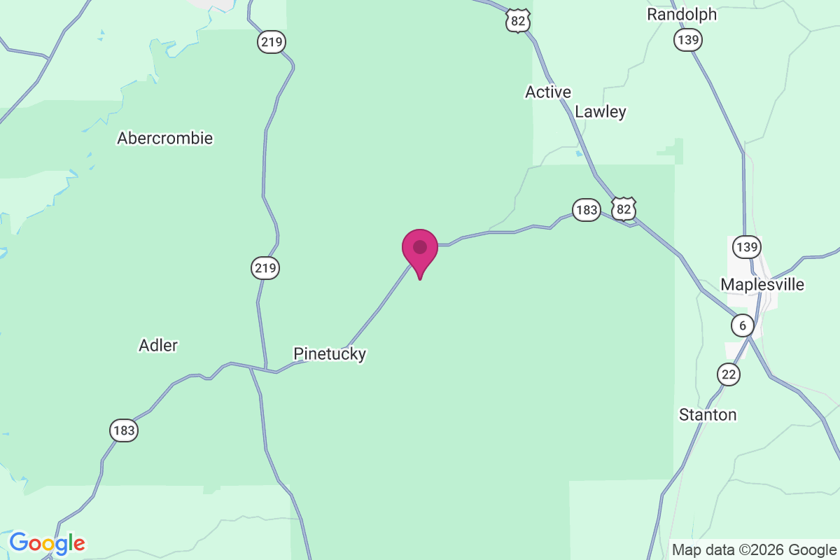 Oakmulgee map