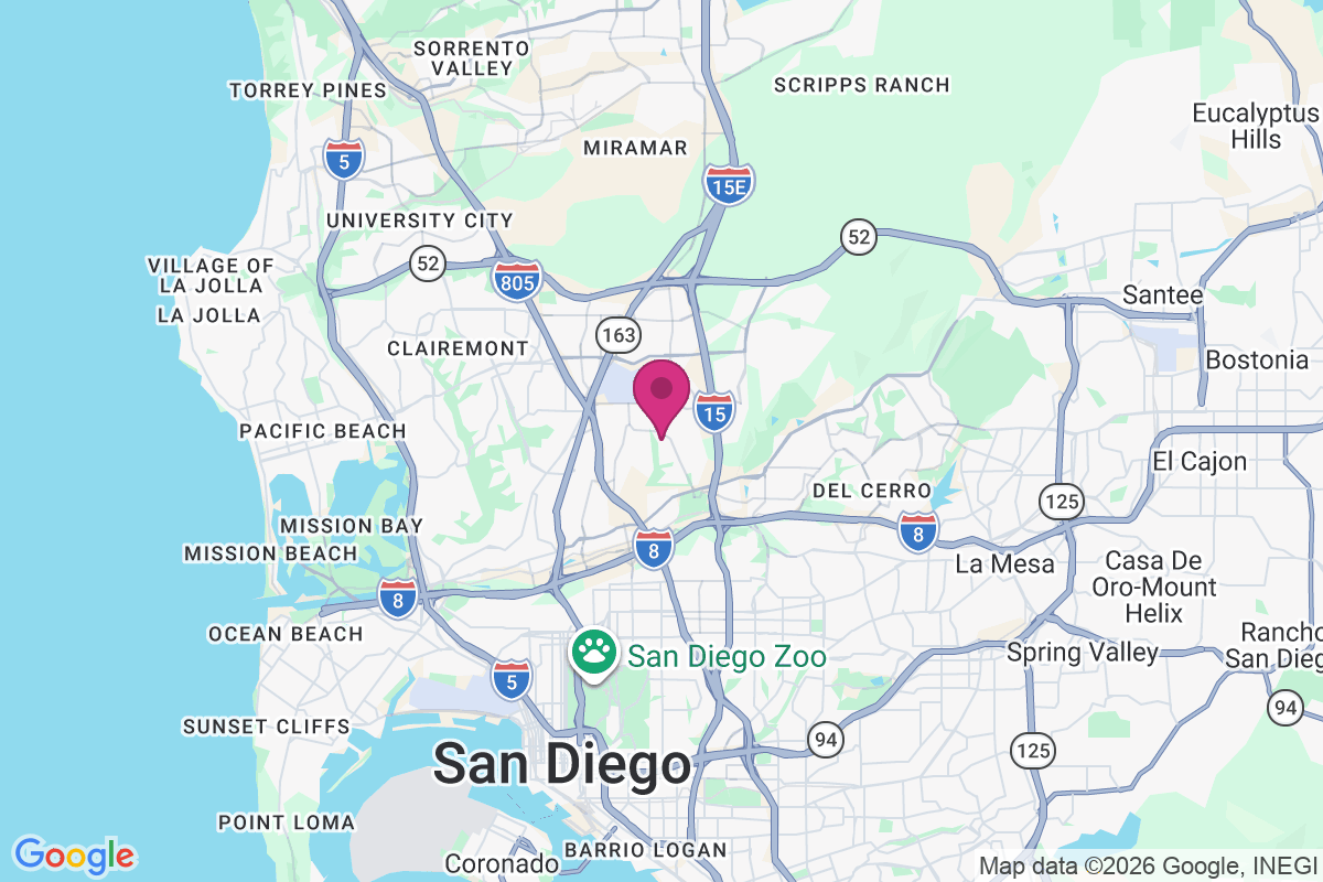 Serra Mesa map