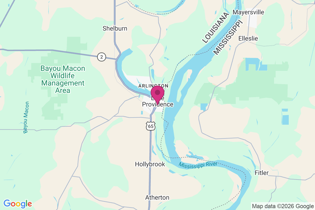 Lake Providence map
