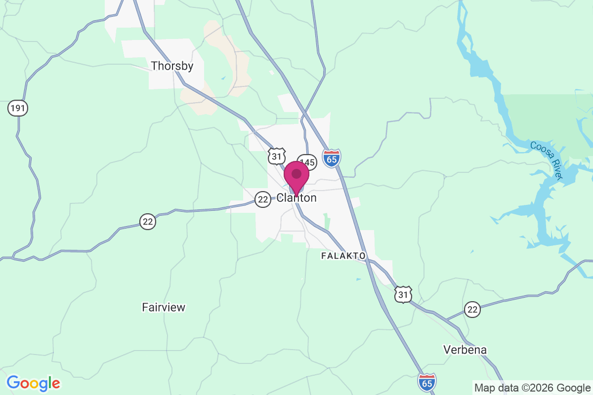 Clanton map