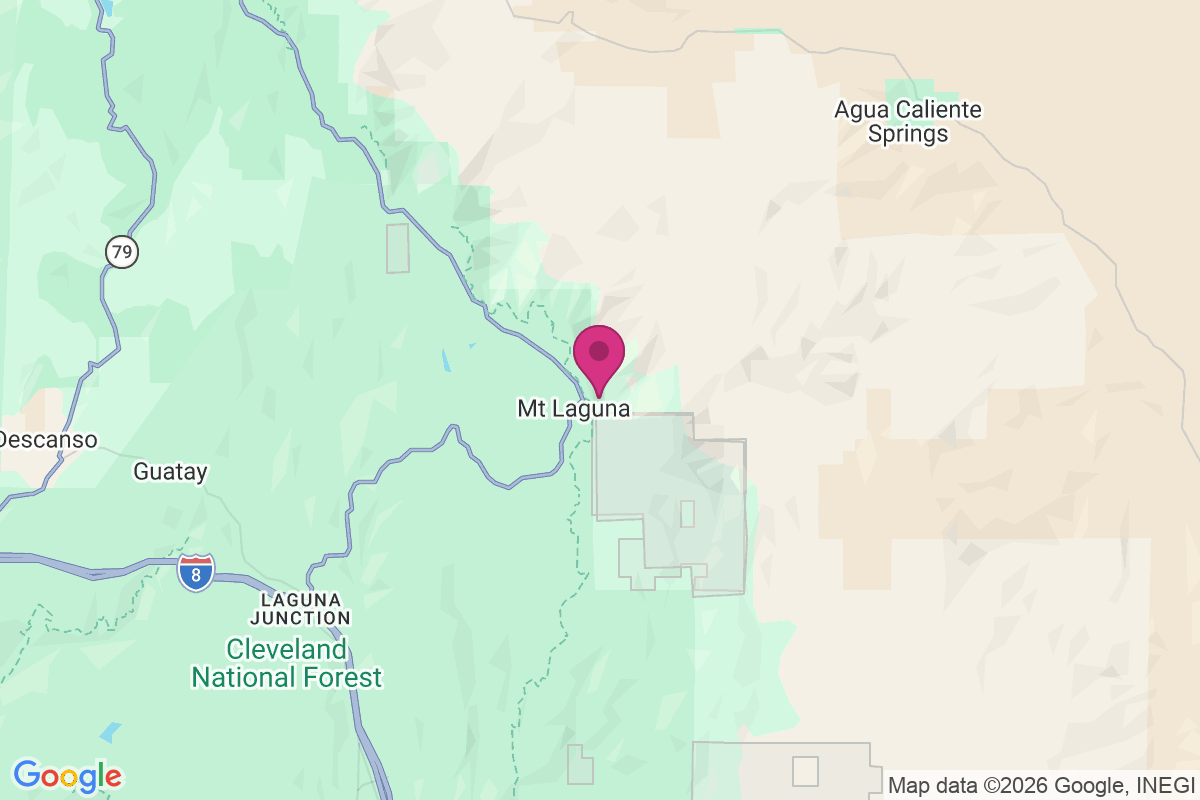 Mount Laguna map