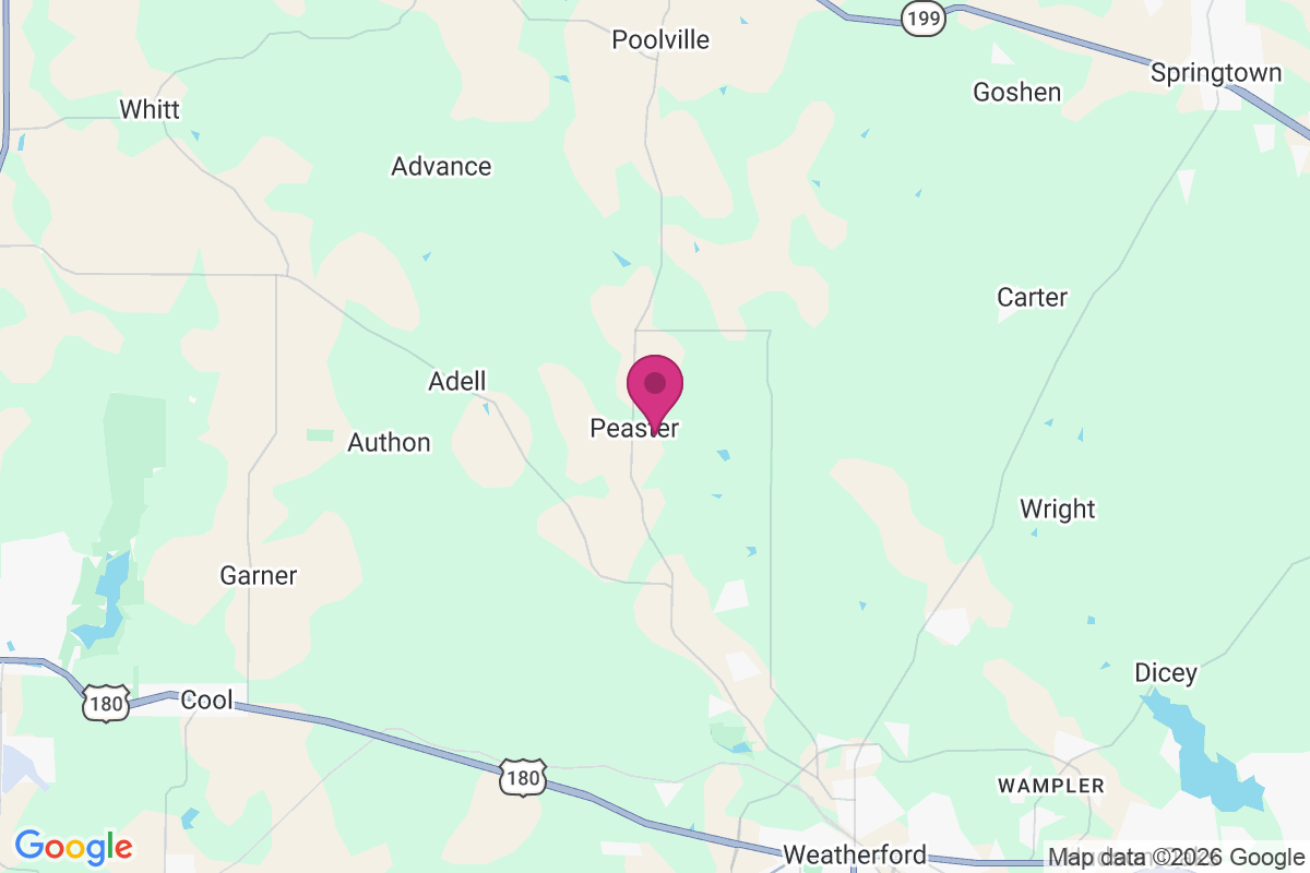 Peaster map