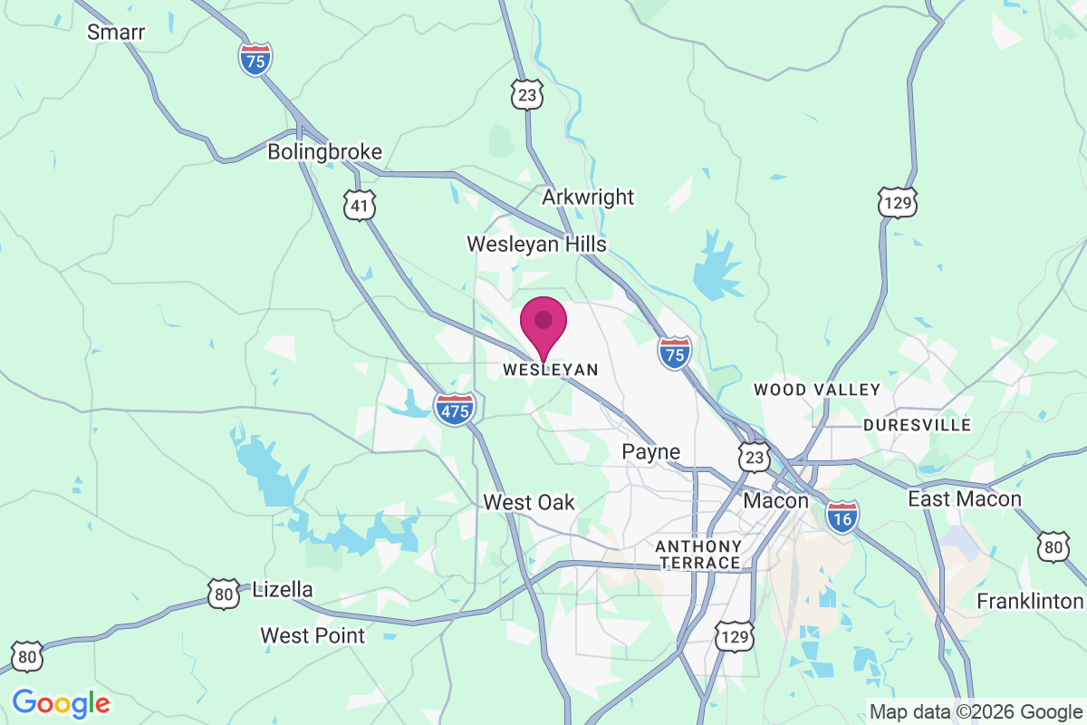 Wesleyan Woods map