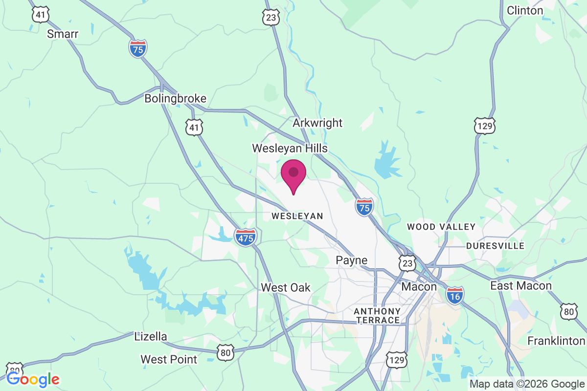 Wesleyan Estates map
