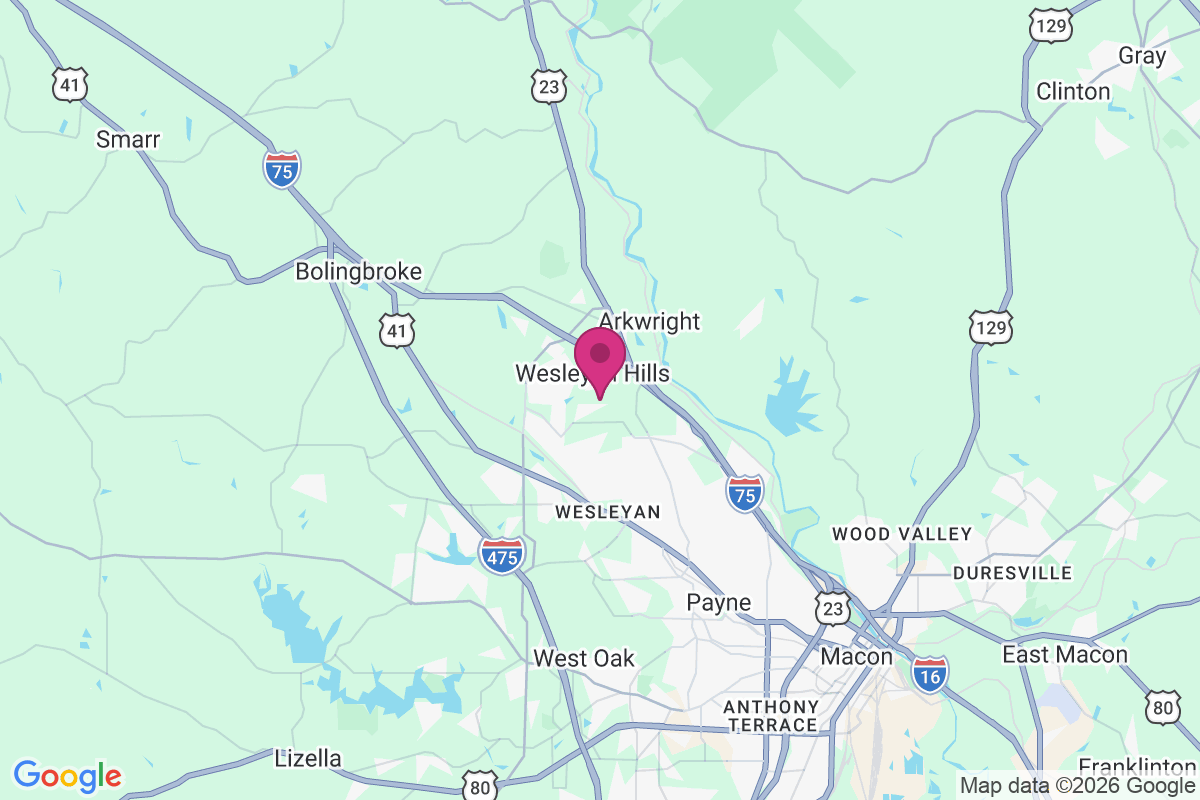 Wesleyan Hills map