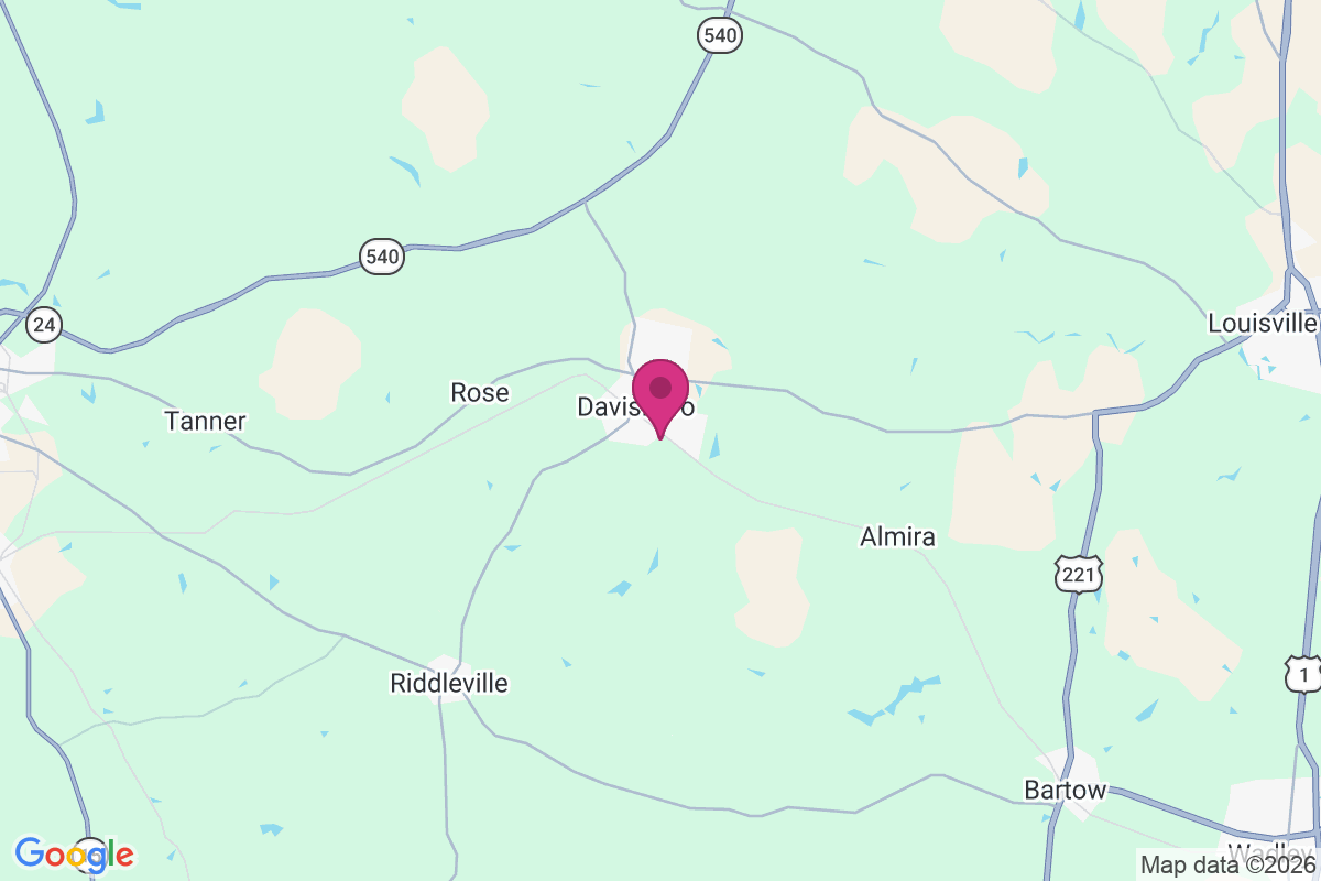 Davisboro map