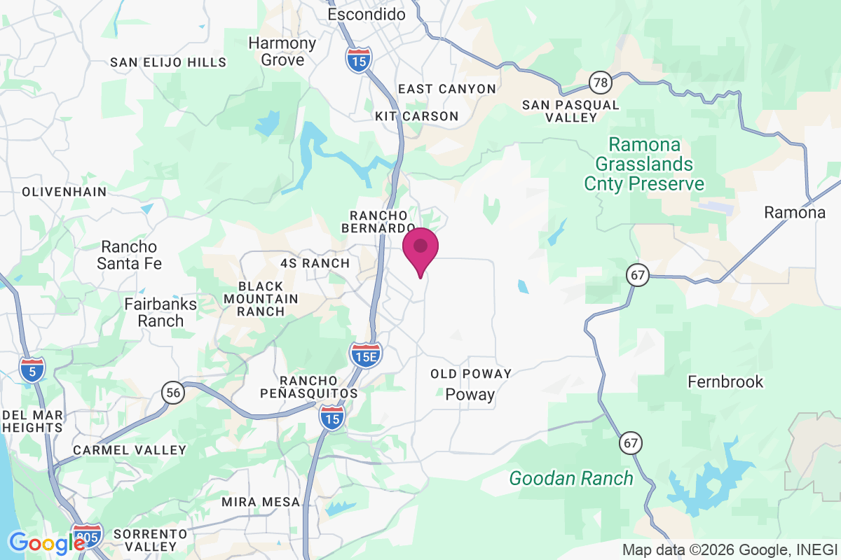Rancho Bernardo map