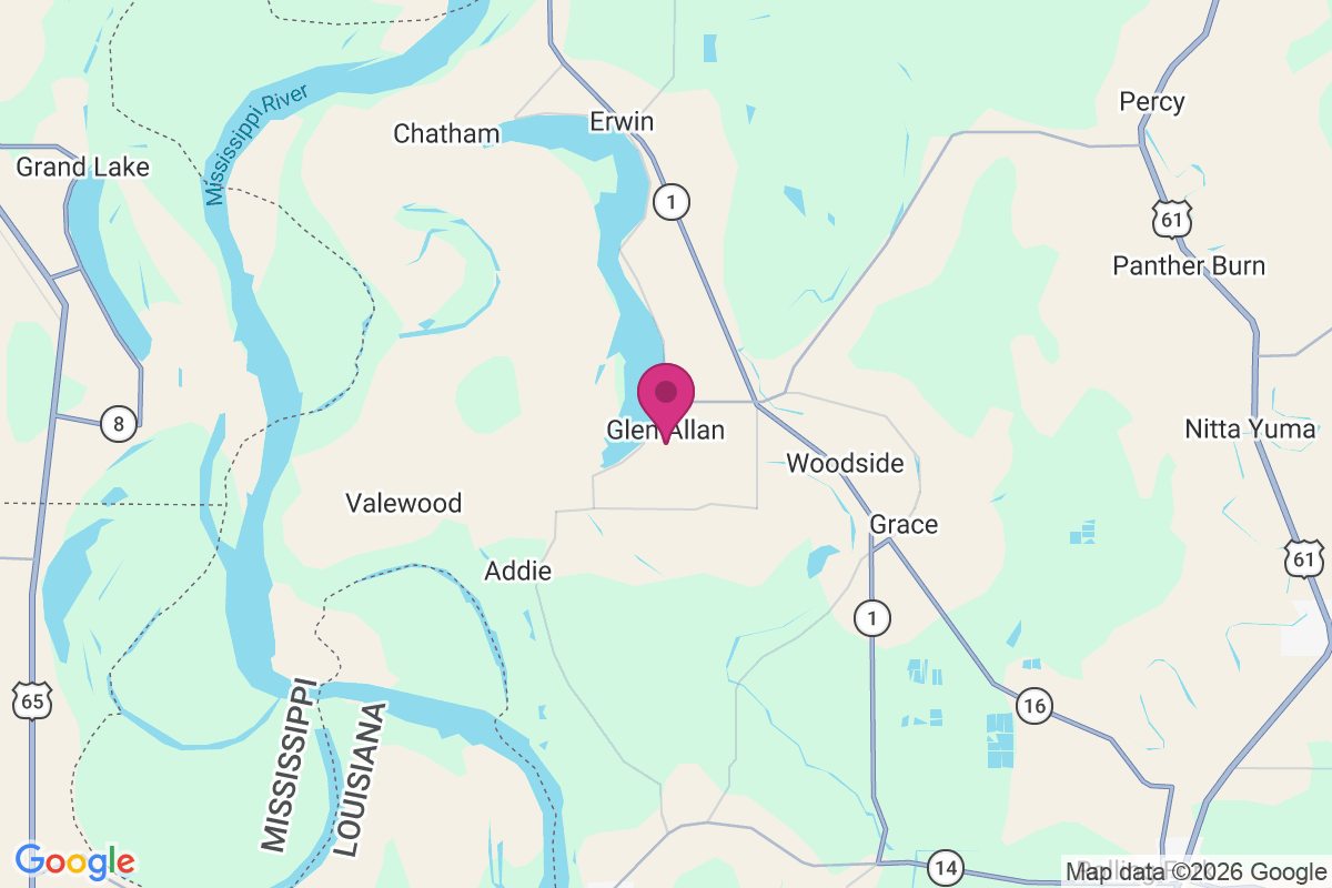 Glen Allan map