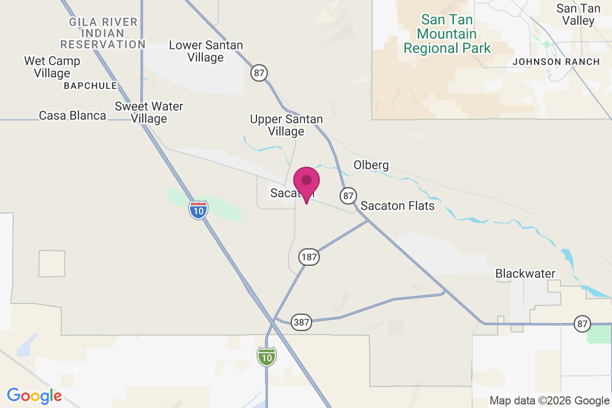 Sacaton map