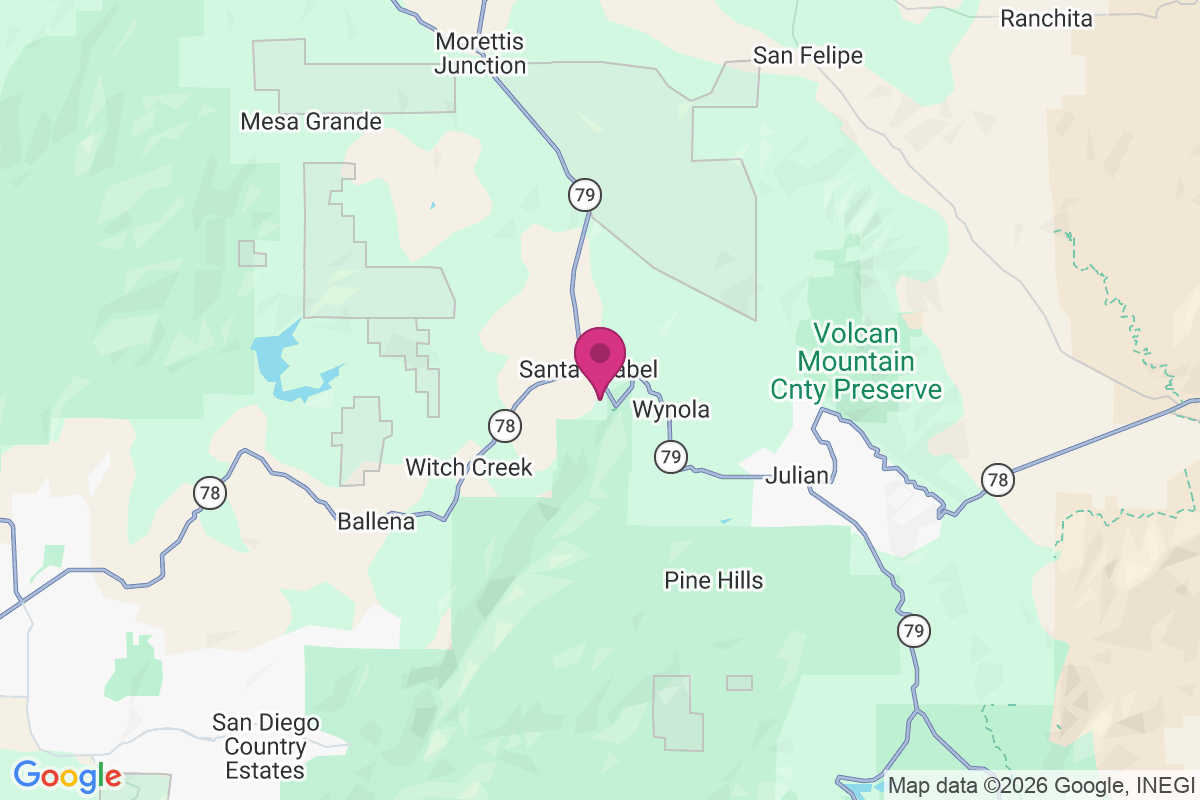 Santa Ysabel map