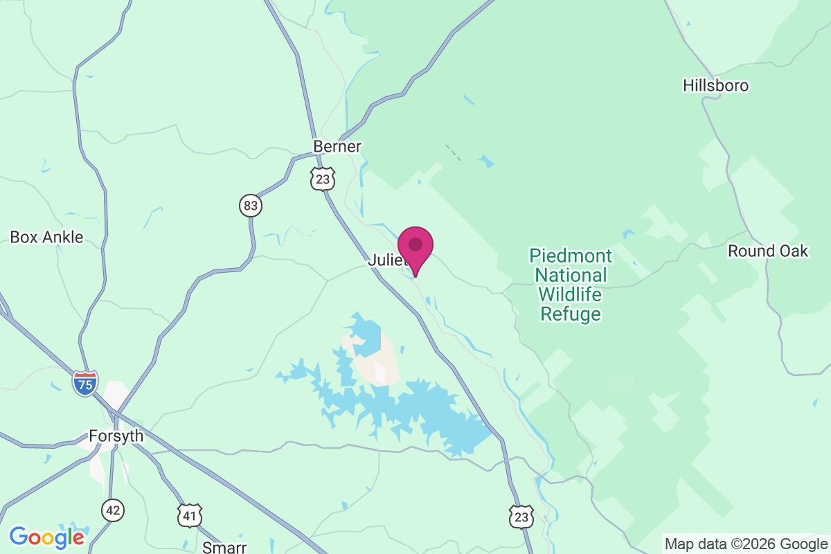 East Juliette map