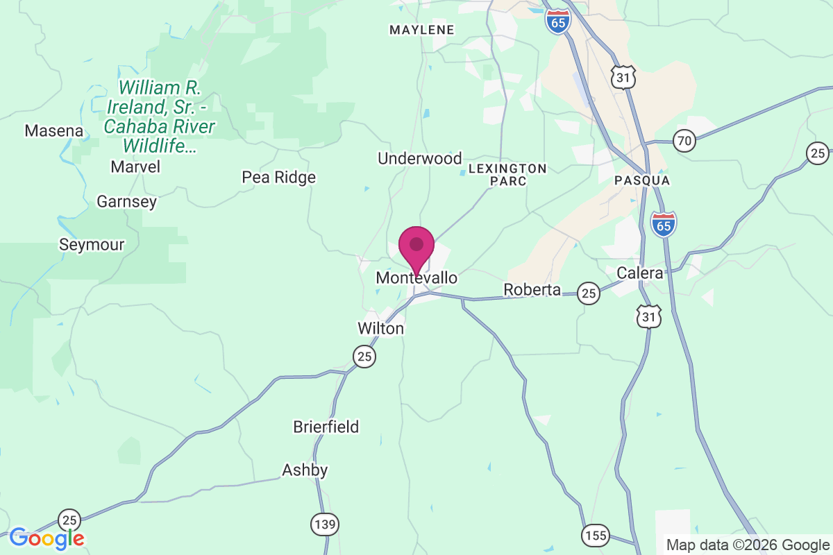 Montevallo map