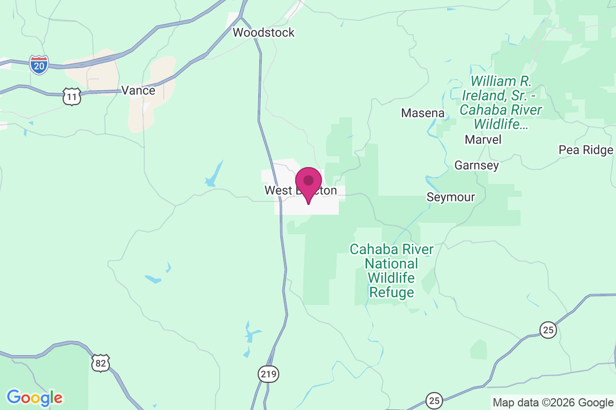 West Blocton map