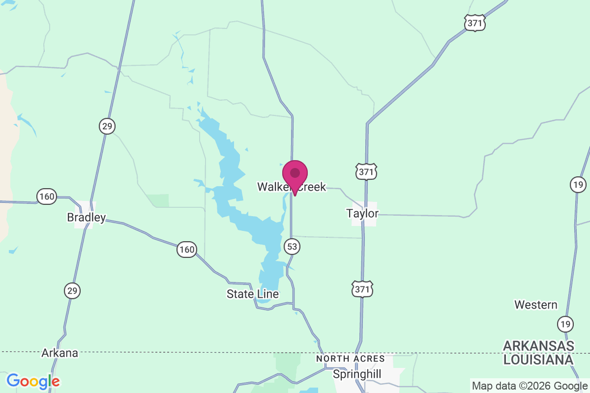 Walker Creek map