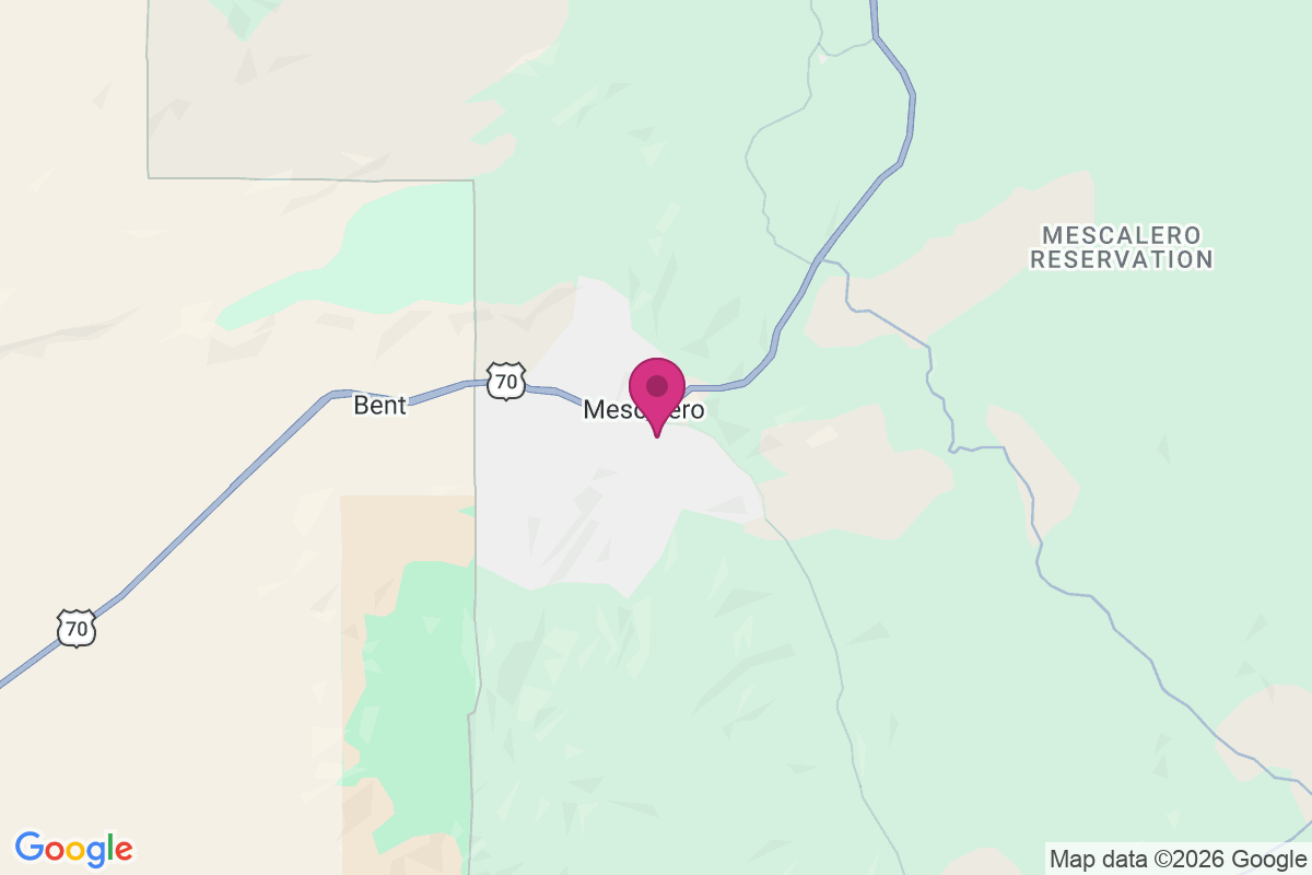 Mescalero map