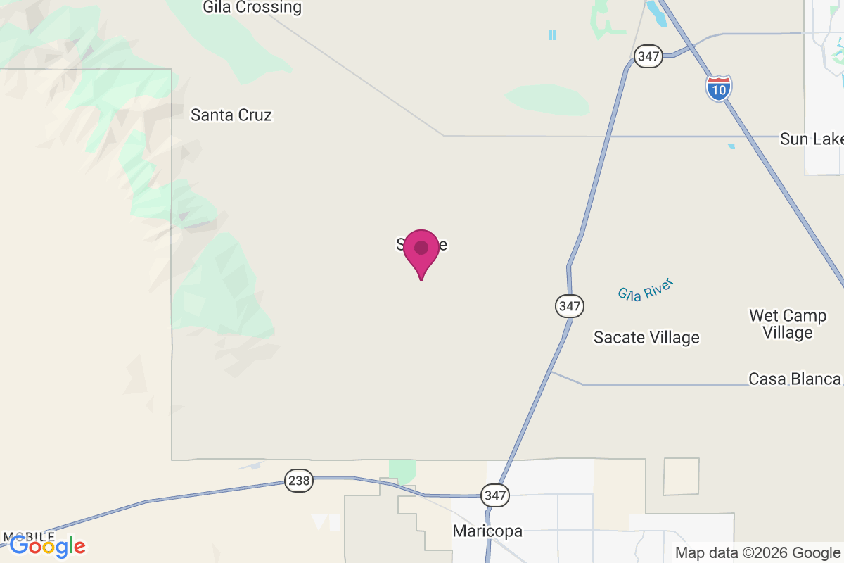 Maricopa Wells map