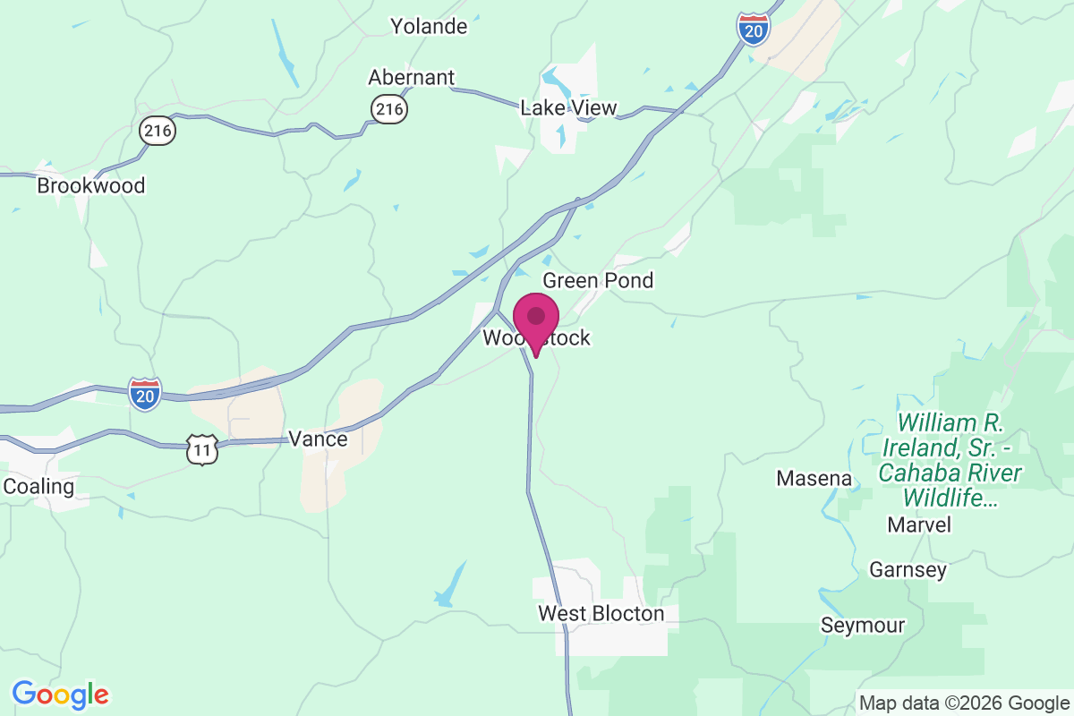 North Bibb map