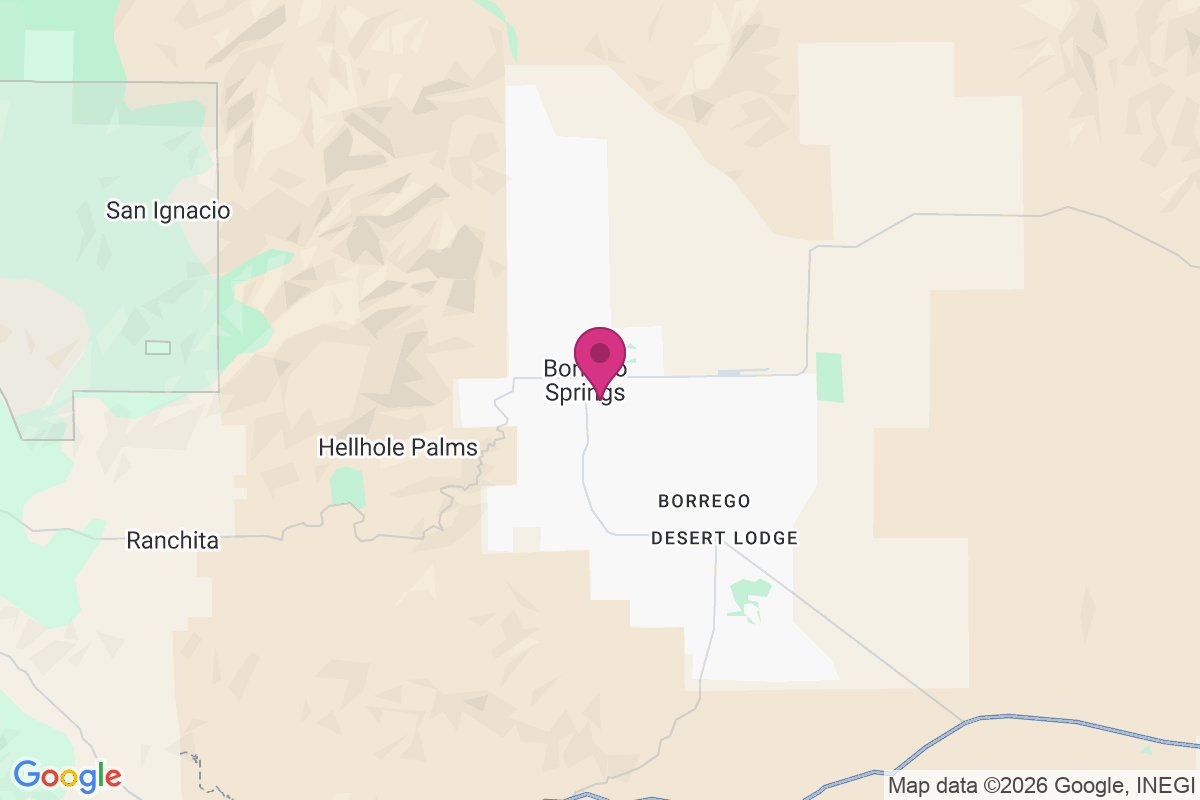 Borrego Springs map