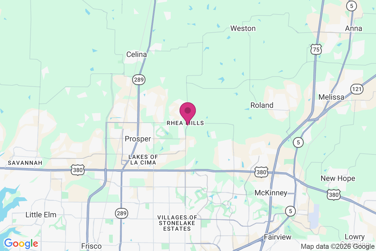 Rhea Mills map