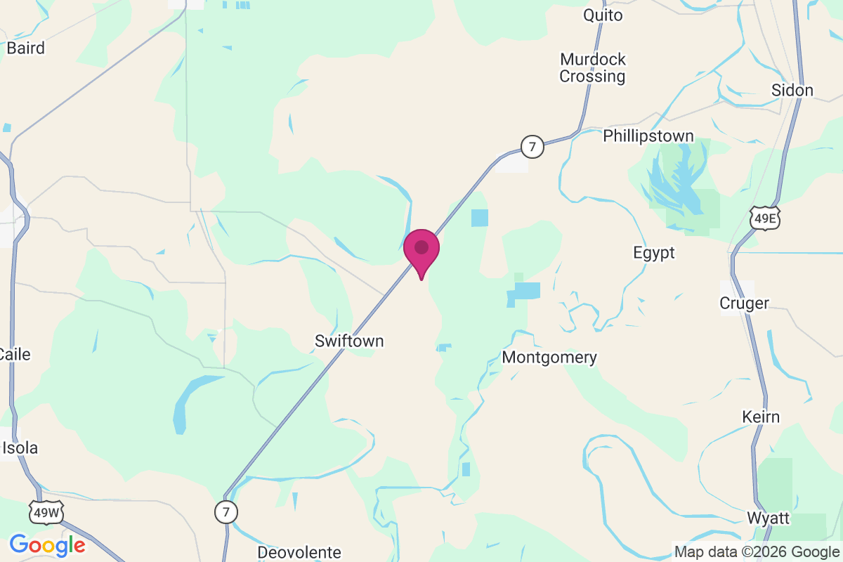 Mathews Crossing map