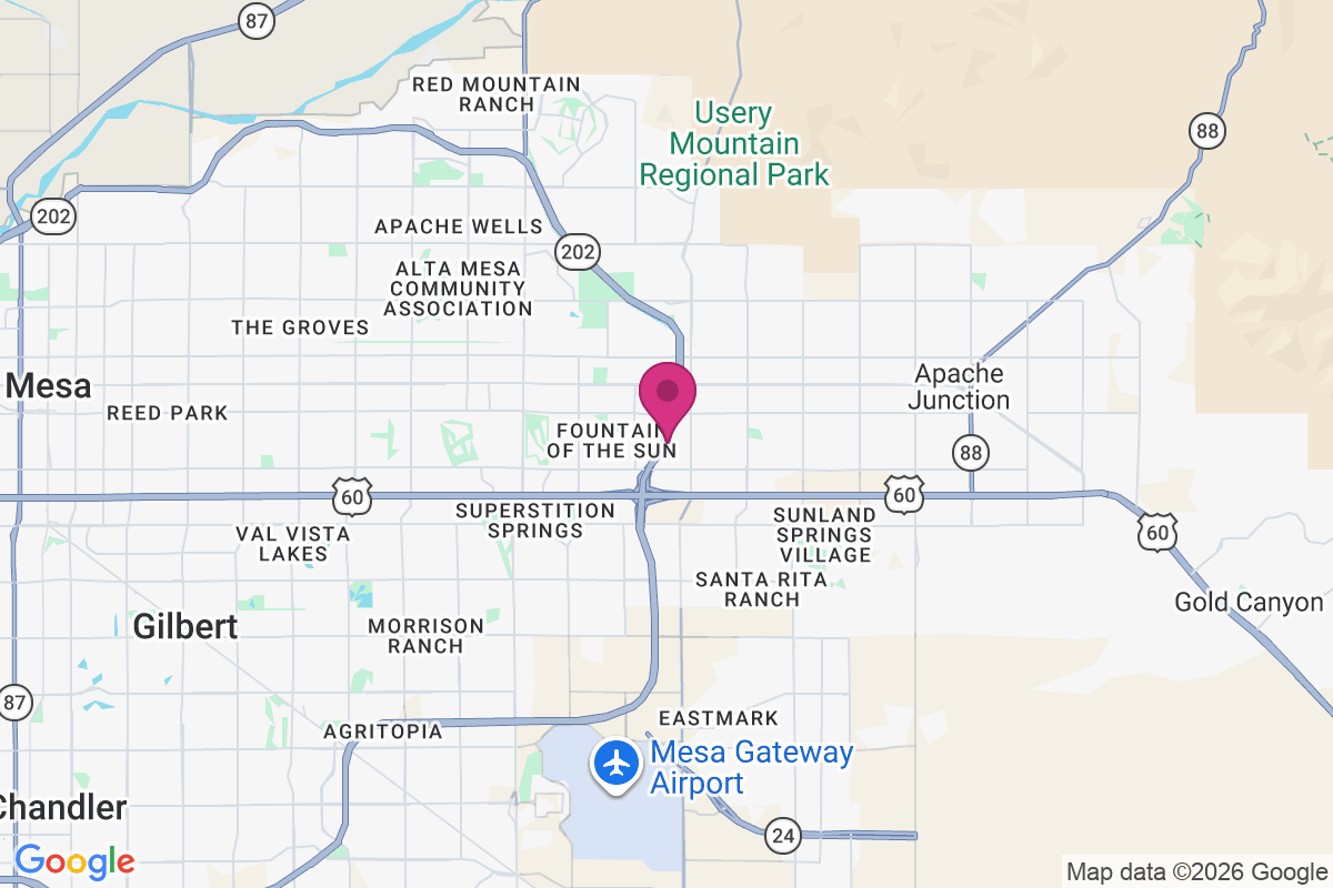 Casa Serena Mobile Home Park map