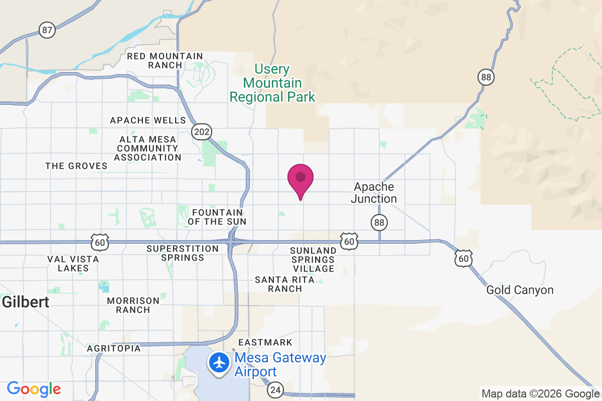 Apache Acres Trailer Park map