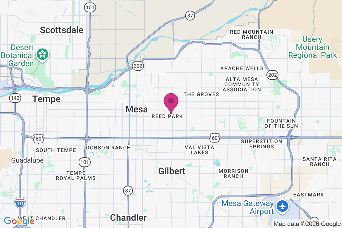 Paradise Palms Trailer Resorts map