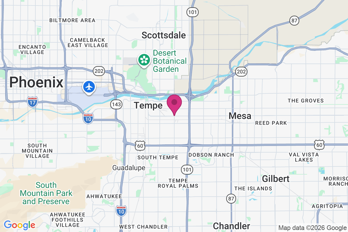 Tempe map
