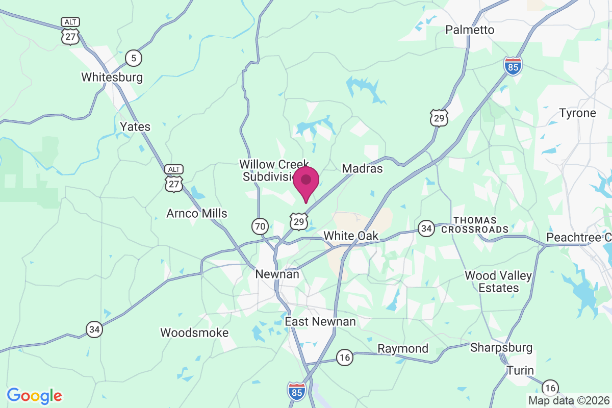 Newnan Pines map