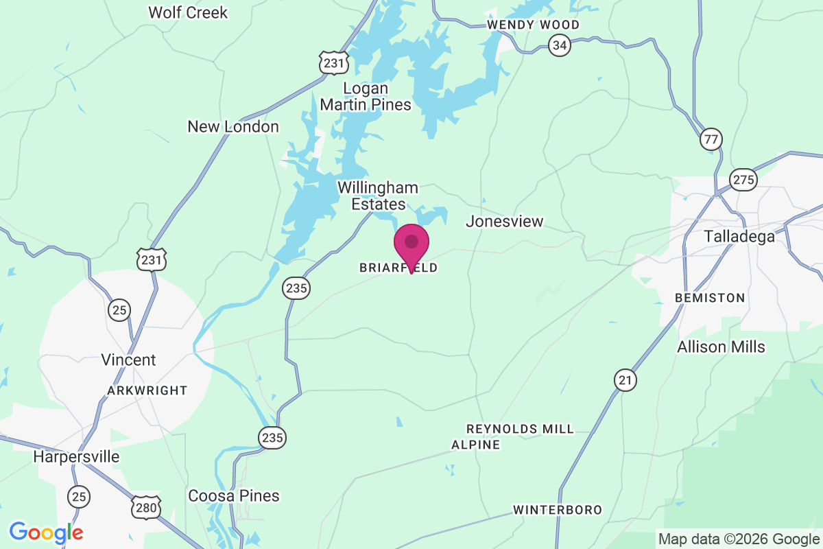 Briarfield map