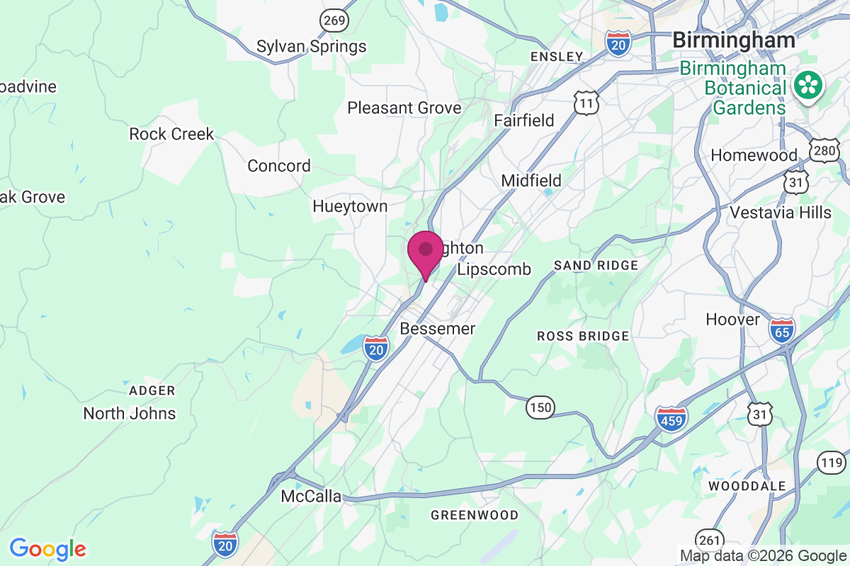 Bessemer Junction map