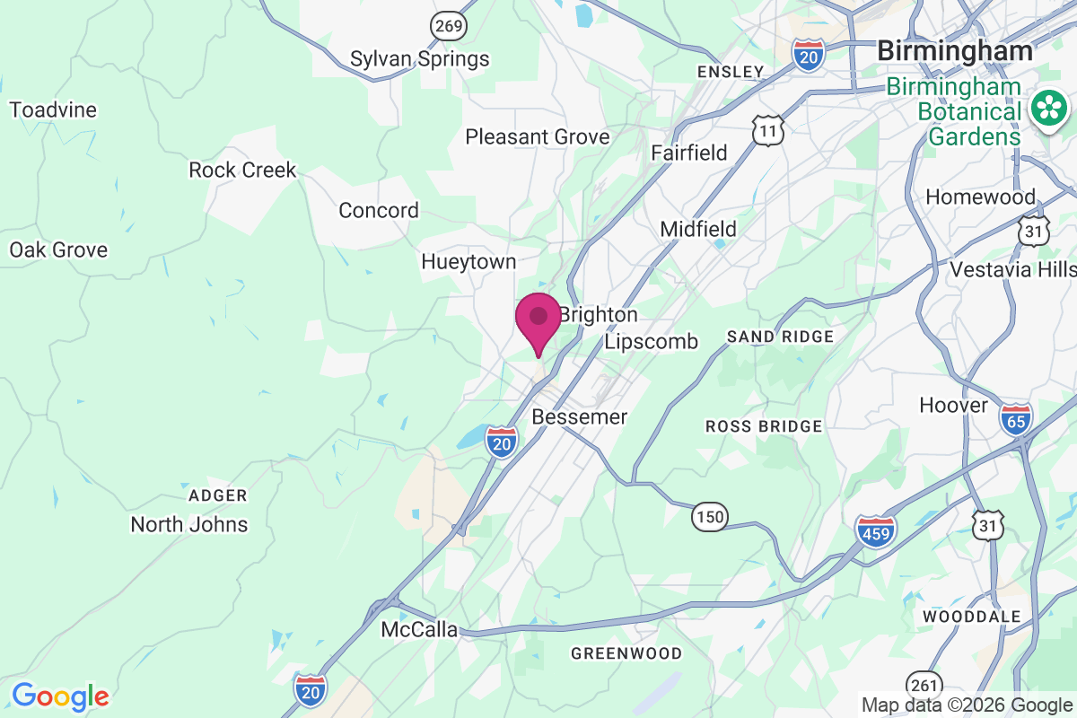 Bessemer Gardens map