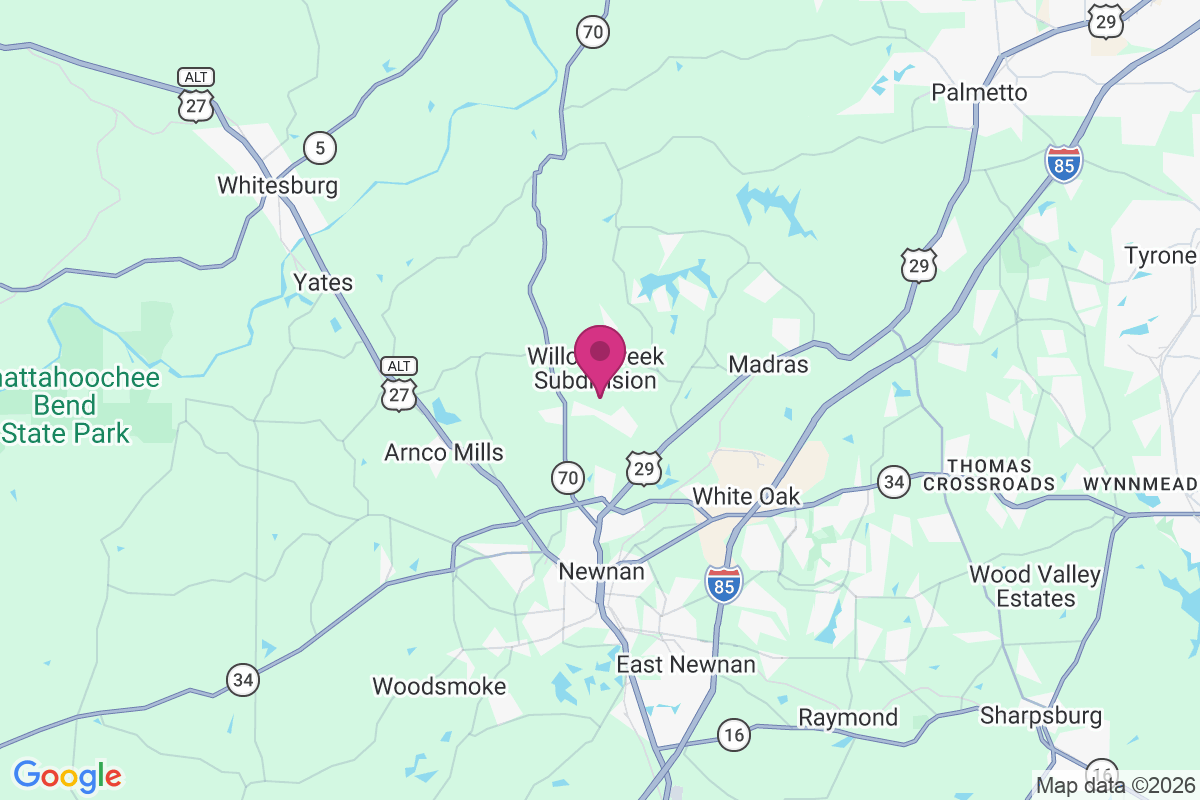 Willow Creek Subdivision map