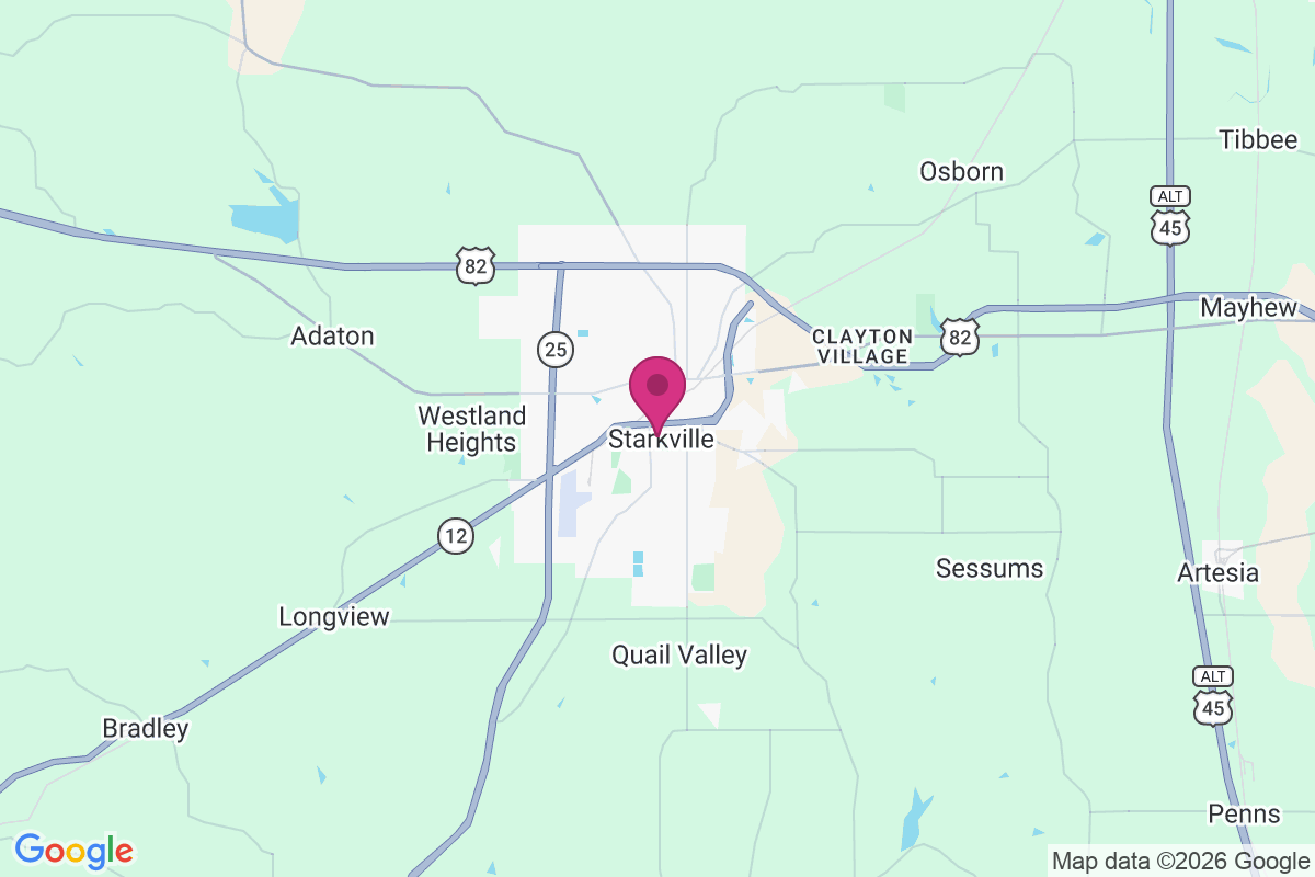Starkville map