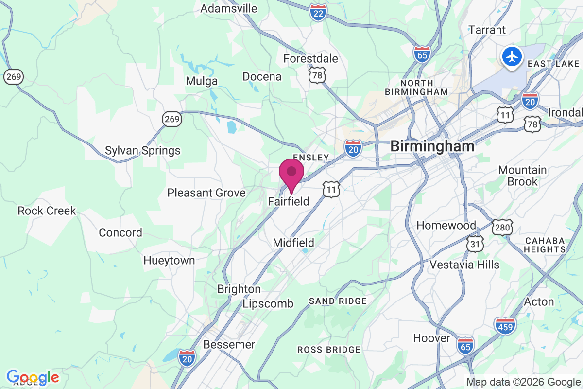 Ensley Junction map