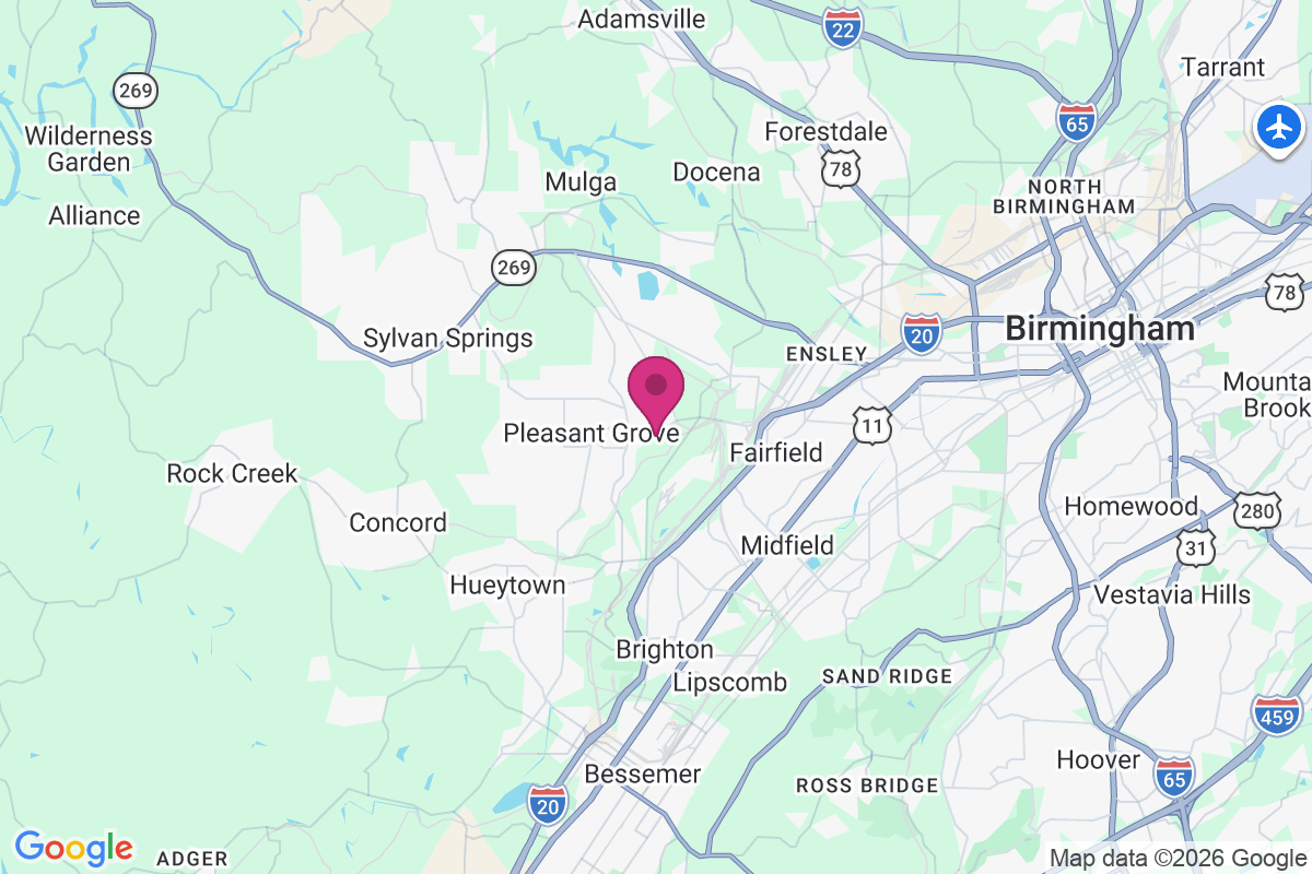 Pleasant Grove Estates map