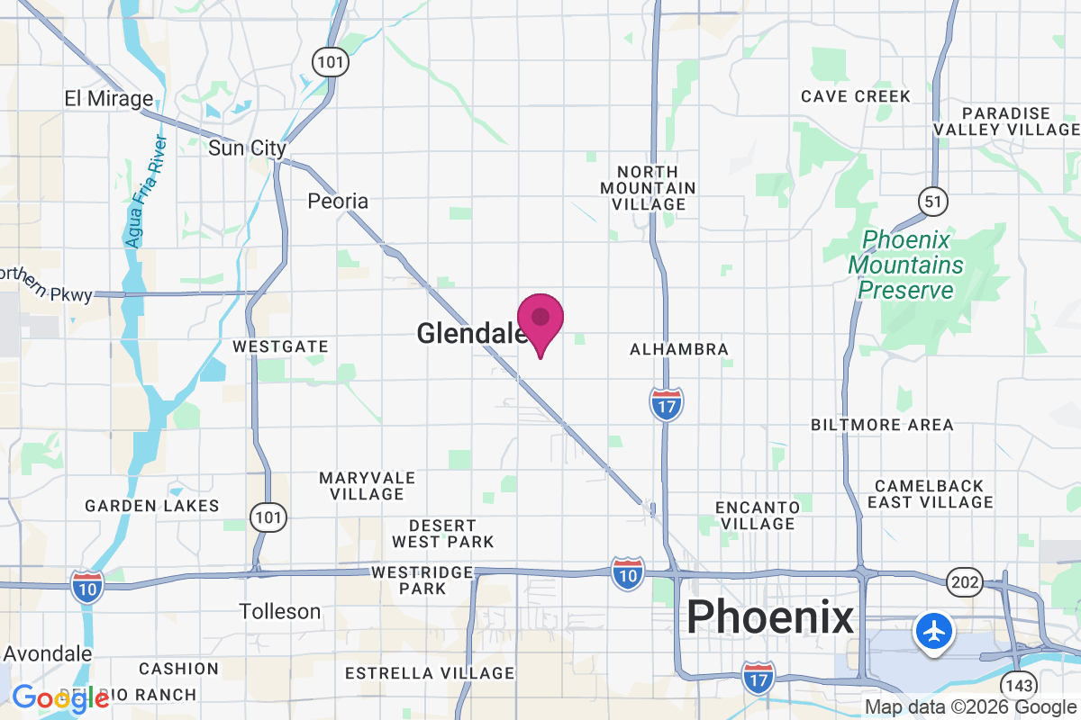 Blue Sky Mobile Estates map