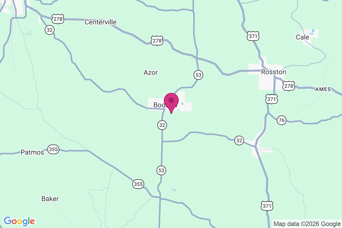 Bodcaw map