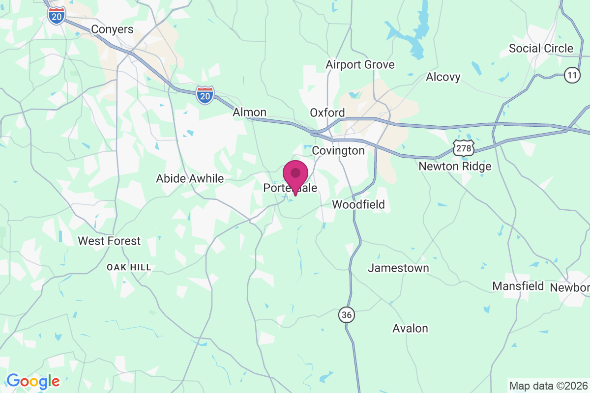 Porterdale map